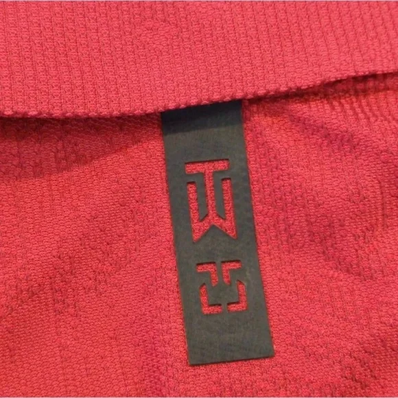Nike Dri-FIT ADV Tiger Woods Golf Polo - Size 2XL - DH0711 687 - Red / Black NEW - Picture 7 of 7